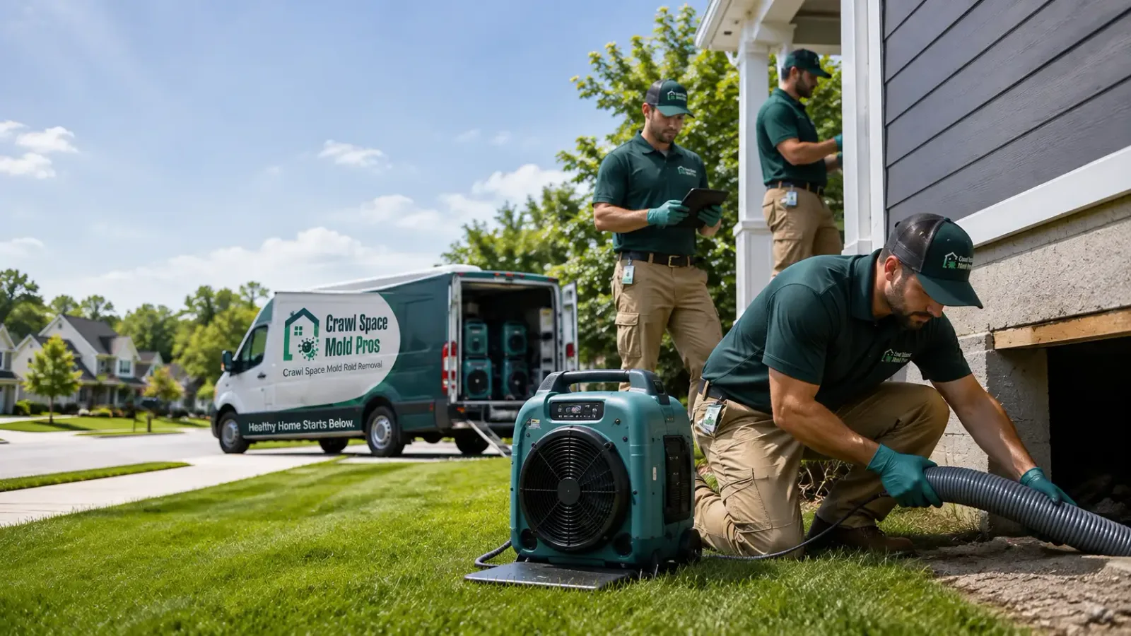 Crawl Space Mold Removal in Florence, KS